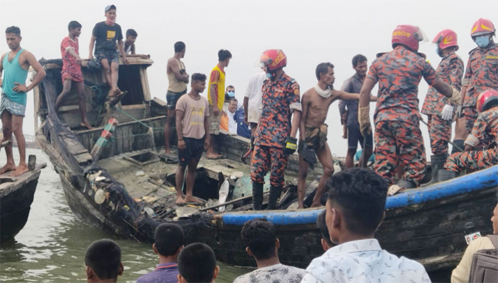 উপকূলে ভেসে এল ট্রলার, উদ্ধার ১০ লাশ