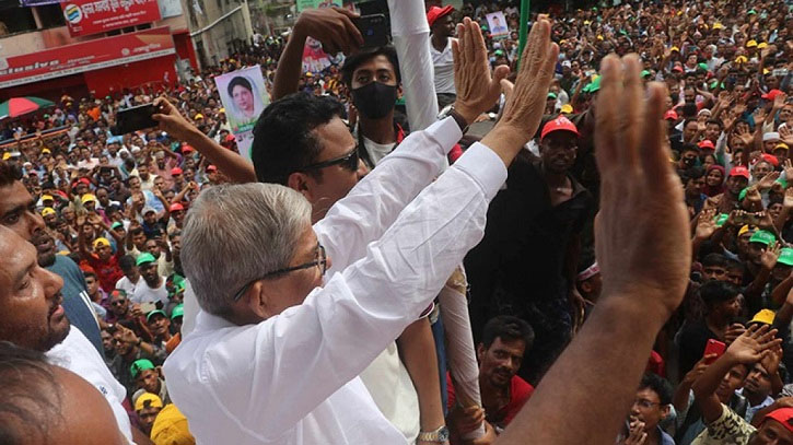 সরকার রাজনৈতিক দেউলিয়া হয়ে গেছে তাই তারা হিরো আলমেও ভীত : মির্জা ফখরুল