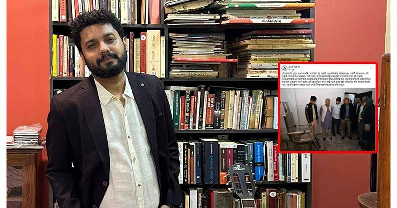 আয়নাঘর ঘুরে দেখে ফেসবুকে যা লিখলেন ভারতীয় সাংবাদিক