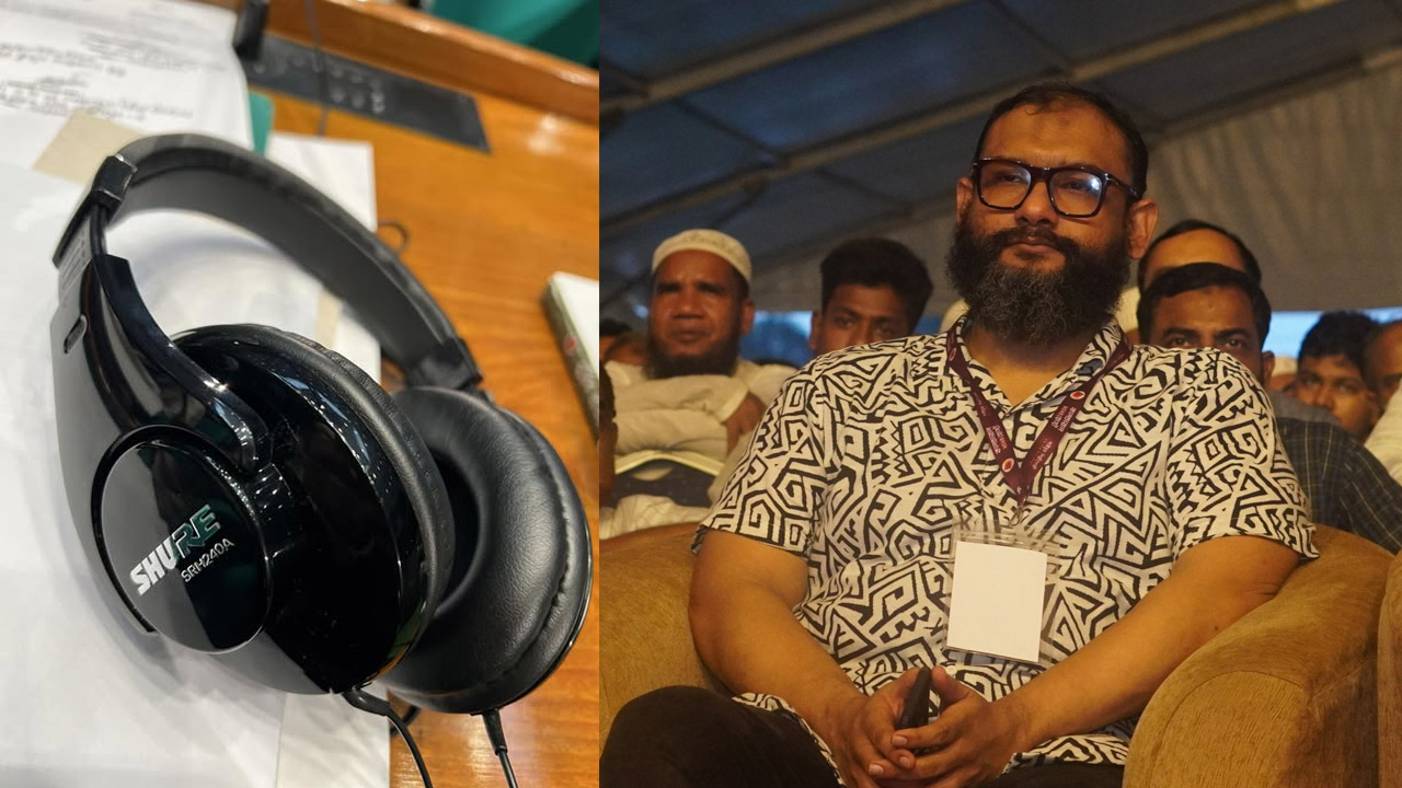 সংসদের হেডফোন ব্যবহারে কান থেকে মাথা পর্যন্ত ব্যথা করছে: আরমান