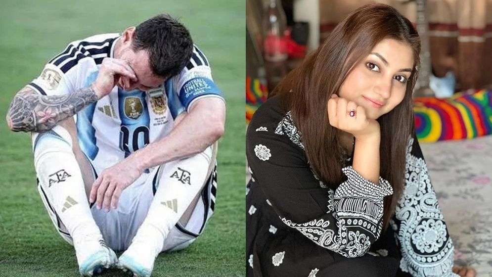 ‘মেসি তুমি সর্বকালের সেরা, দয়া করে কেঁদো না’, নায়িকার আবেগঘন স্ট্যাটাস