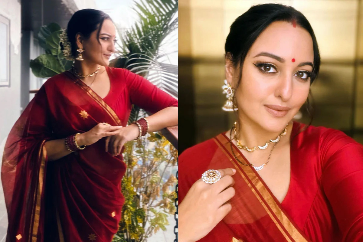 বিয়ের দুই বছর পর নববধূর সাজে সোনাক্ষী